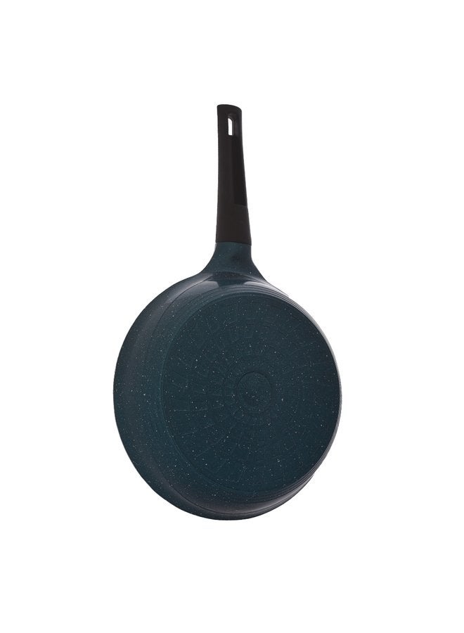 Glory Lux Non-Stick Granite Frying Pan Set – 2 Pieces (20, 28 cm) – Dark Blue - Image 2